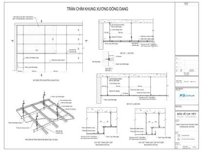 Trần chìm đồng dạng điển hình